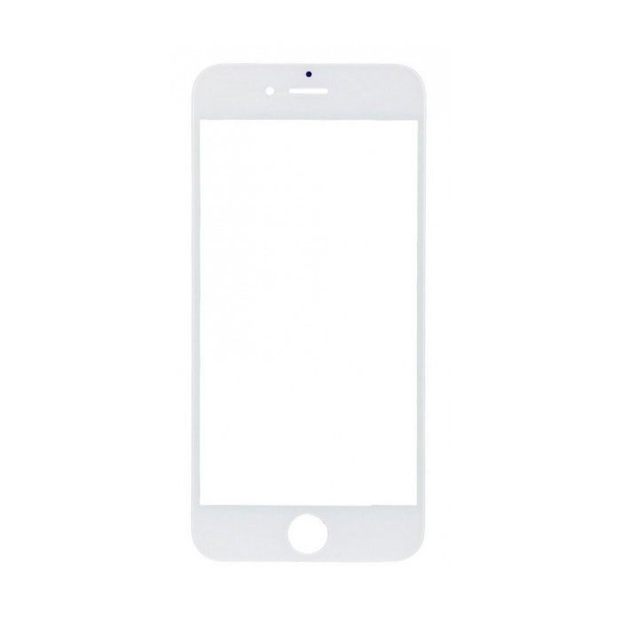 Τζαμάκι οθόνης Lens για iPhone 6/6S - Χρώμα: Λευκό