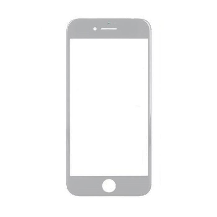 Τζαμάκι οθόνης Lens για iPhone 7/8 - Χρώμα: Λευκό