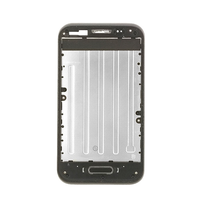 Μπροστινό Πλαίσιο Οθόνης LCD Front Frame με Κεντρικό Κουμπί για LG L40 D160 - Χρώμα: Μαύρο