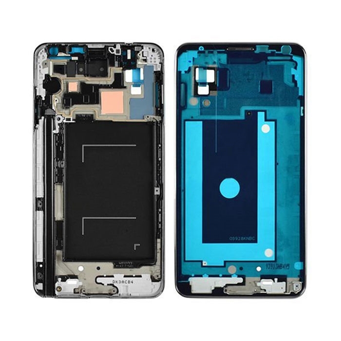 Μπροστινό Πλαίσιο Οθόνης Front LCD Frame για Samsung Galaxy Note 3 N9005 - Χρώμα: Ασημί