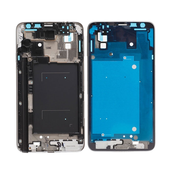 Μπροστινό Πλαίσιο Οθόνης Front LCD Frame για Samsung Galaxy Note 3 Neo N7505 - Χρώμα: Ασημί