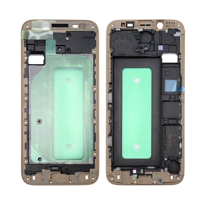Μπροστινό Πλαίσιο Οθόνης Front LCD Frame Samsung Galaxy J7 2017 J730F - Χρώμα: Χρυσό