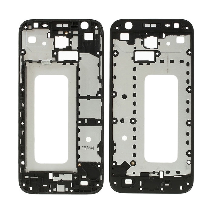 Μπροστινό Πλαίσιο Οθόνης Front LCD Frame για Samsung Galaxy J3 2017 J330F - Χρώμα: Μαύρο
