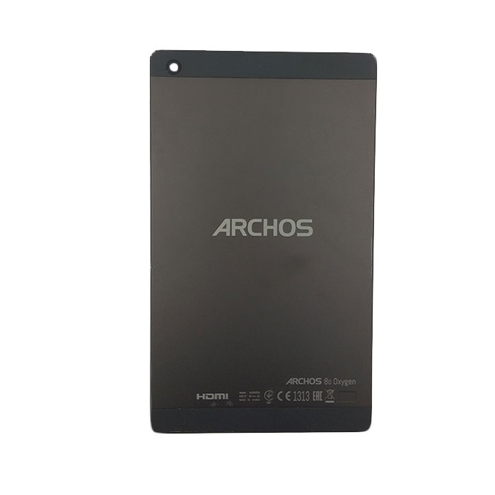 Πίσω Καπάκι Με Τζαμάκι Κάμερας για Archos 8o Oxygen AC80OX - Χρώμα: Μαύρο