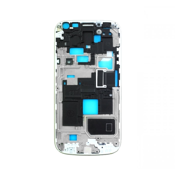 Μπροστινό Πλαίσιο Οθόνης Front LCD Frame για Samsung Galaxy S4 Mini i9190/i9195 - Χρώμα: Ασημί