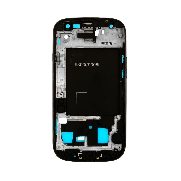 Μπροστινό Πλαίσιο Οθόνης Front LCD Frame για Samsung Galaxy S3 Neo I9301 - Χρώμα: Μαύρο