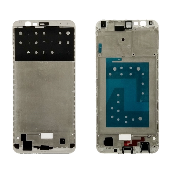Μπροστινό Πλαίσιο Οθόνης LCD Front Frame για Huawei Honor 7X - Χρώμα: Λευκό