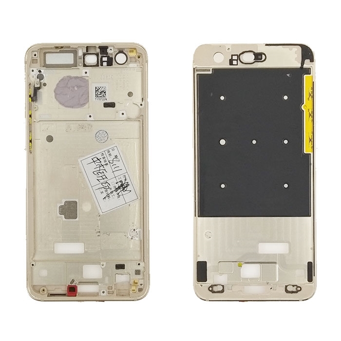 Μπροστινό Πλαίσιο Οθόνης LCD Front Frame για Huawei Honor 9 - Χρώμα: Χρυσό
