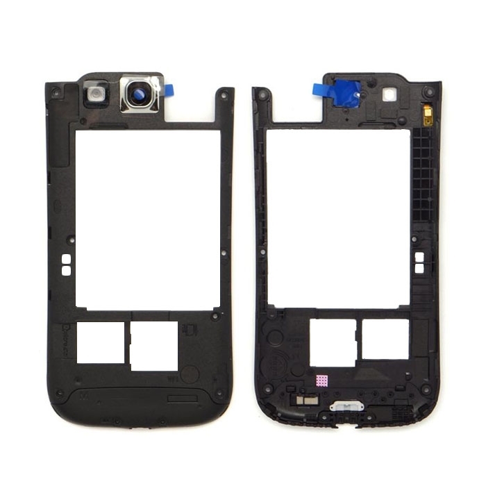 Μεσαίο Πλαίσιο Middle Frame για Samsung Galaxy S3 i9300 - Χρώμα: Μαύρο