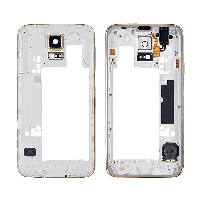 Μεσαίο Πλαίσιο Middle Frame για Samsung Galaxy S5 G900F - Χρώμα: Χρυσό