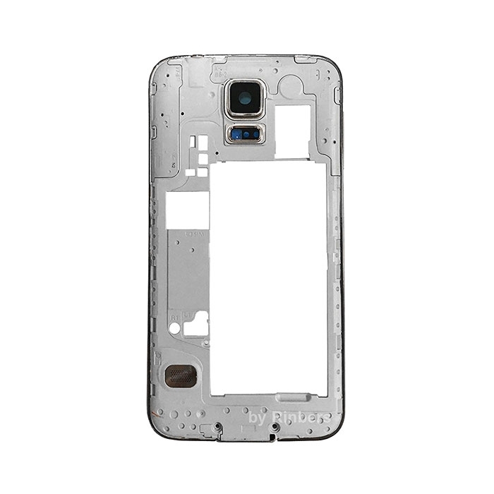 Μεσαίο Πλαίσιο Middle Frame για Samsung Galaxy S5 Dual G900F - Χρώμα: Ασημί