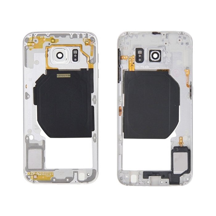Μεσαίο Πλαίσιο Middle Frame για Samsung Galaxy S6 G920F - Χρώμα: Λευκό