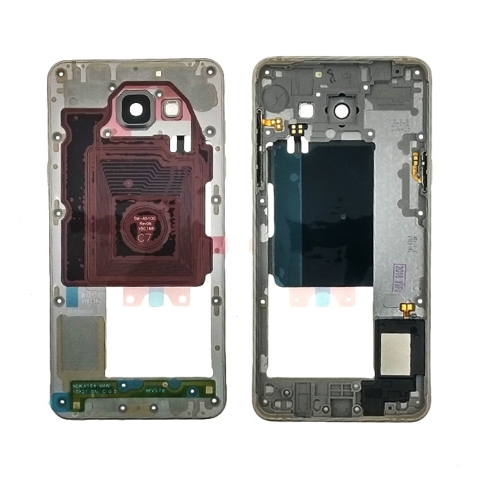 Μεσαίο Πλαίσιο Middle Frame για Samsung Galaxy A5 2016 A510F - Χρώμα: Μαύρο