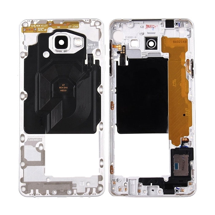 Μεσαίο Πλαίσιο Middle Frame για Samsung Galaxy A7 2016 A710F - Χρώμα: Ασημί