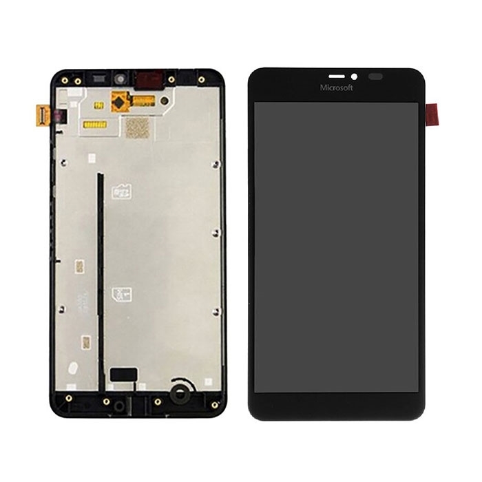 Refurbished OCG Οθόνη LCD με Μηχανισμό Αφής για Nokia Lumia 640 XL- Χρώμα: Μαύρο