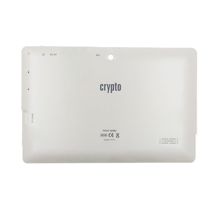 Πίσω Καπάκι για Crypto Q7002 Light - Χρώμα:  Λευκό (Swap)