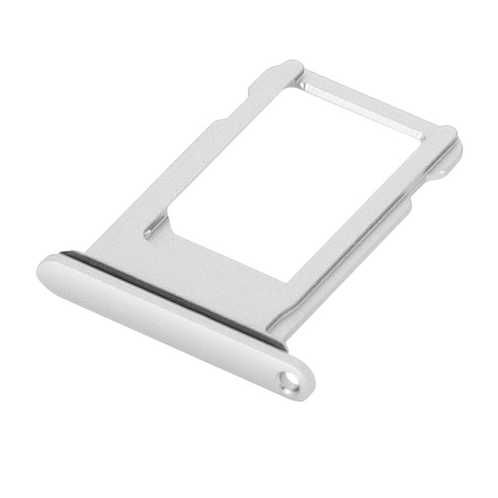 Υποδοχή Κάρτας Single SIM Tray για Apple iPhone 8 Plus - Χρώμα: Ασημί