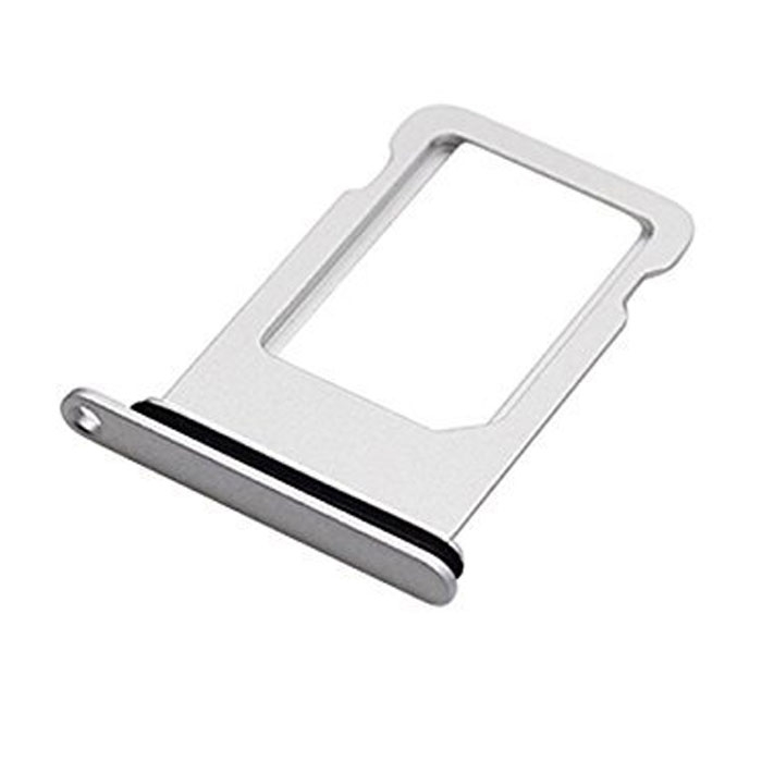 Υποδοχή Κάρτας Single SIM Tray για Apple iPhone 8 - Χρώμα: Ασημί