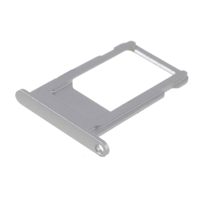 Υποδοχή Κάρτας Single SIM Tray για Apple iPhone 6 Plus - Χρώμα: Ασημί