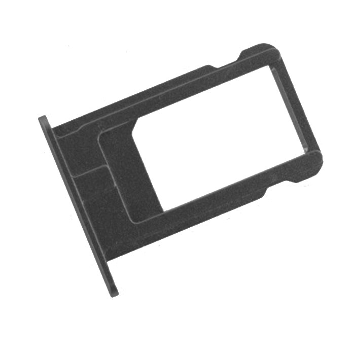 Υποδοχή Κάρτας Single SIM Tray για Apple iPhone 6 / 6S - Χρώμα: Μαύρο