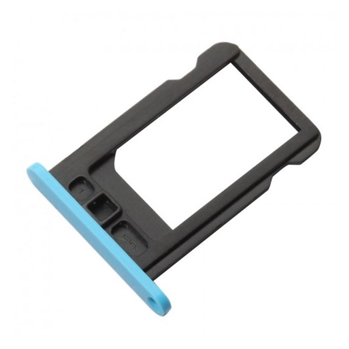 Υποδοχή Κάρτας Single SIM Tray για Apple iPhone 5C - Χρώμα: Μπλε