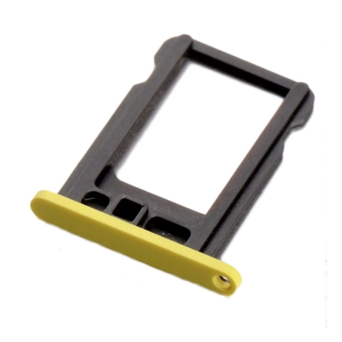 Υποδοχή Κάρτας Single SIM Tray για Apple iPhone 5C - Χρώμα: Κίτρινο