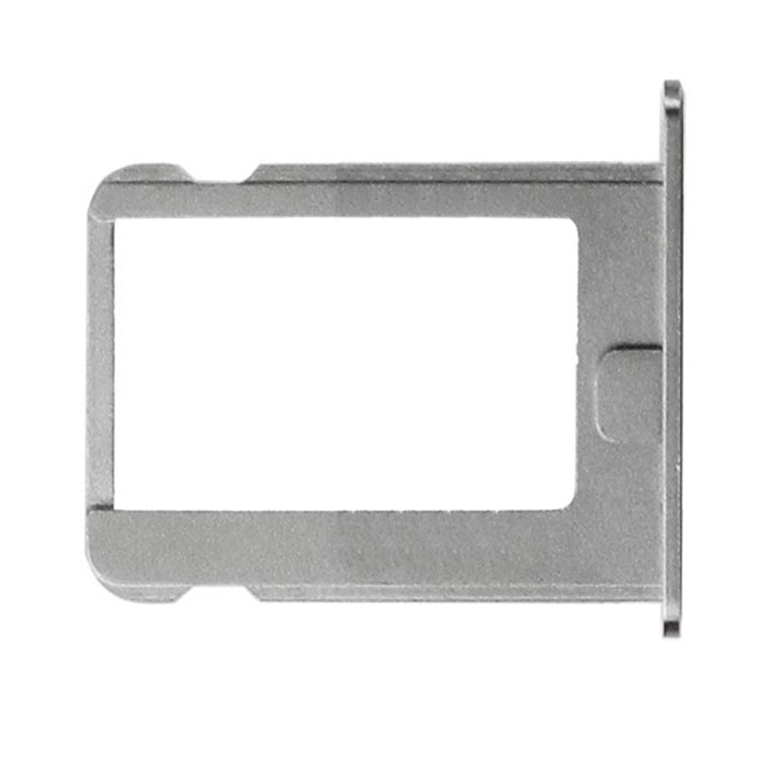 Υποδοχή Κάρτας Single SIM Tray για Apple iPhone 4 - 4s - Χρώμα: Ασημί