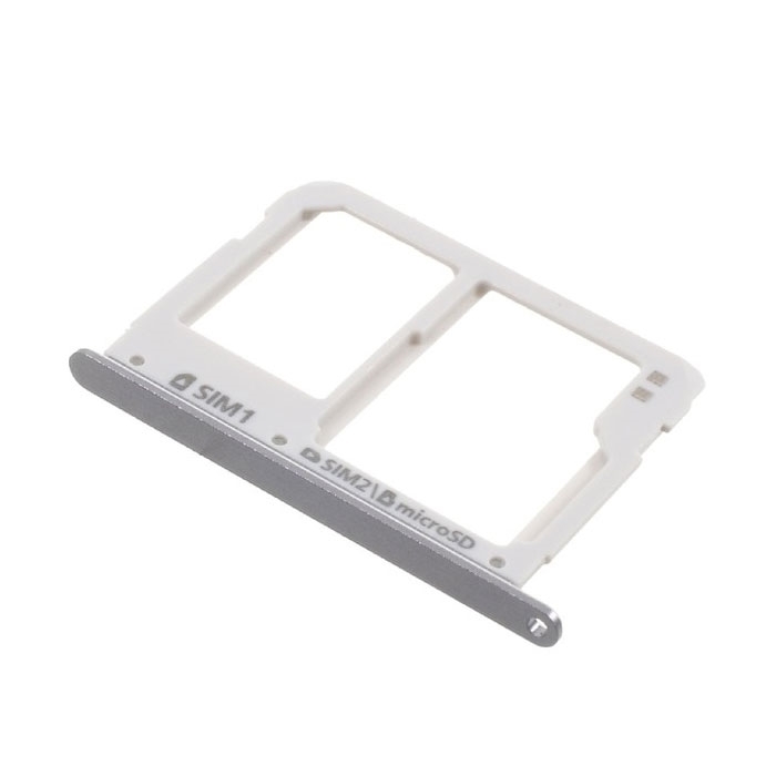 Υποδοχή Κάρτας Dual SIM και SD (SIM Tray) για Samsung Galaxy A3 2016 A310F / A5 2016 A510F / A7 2016 A710F - Χρώμα: Ασημί
