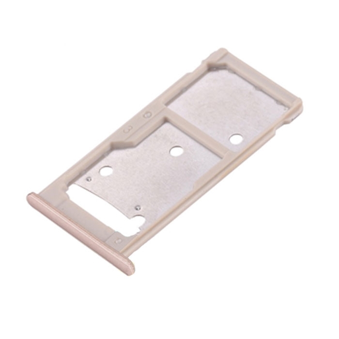 Υποδοχή Κάρτας Dual SIM και SD (SIM Tray) για Huawei Y7 2017/Nova Lite Plus - Χρώμα: Χρυσό