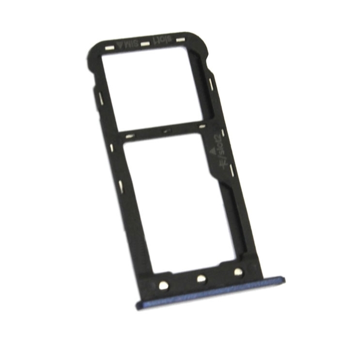 Υποδοχή Κάρτας Single SIM (SIM Tray) για Huawei Y5 2018/Y5 Prime 2018/Honor 7S - Χρώμα: Μπλε