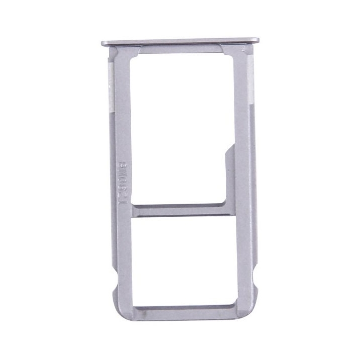 Υποδοχή Κάρτας Dual SIM και SD (SIM Tray) για Huawei Ascend Mate 8 - Χρώμα: Ασημί