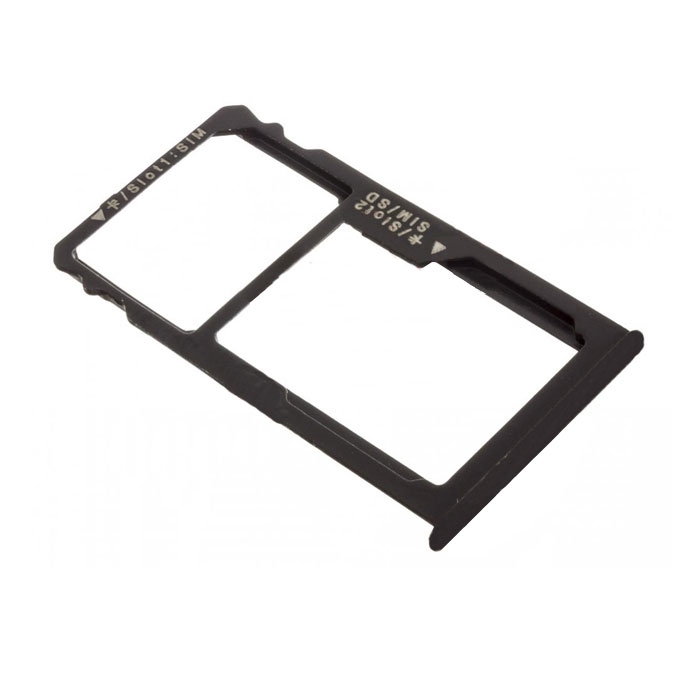 Υποδοχή Κάρτας Dual SIM και SD (SIM Tray) για Huawei Mate S - Χρώμα: Μαύρο