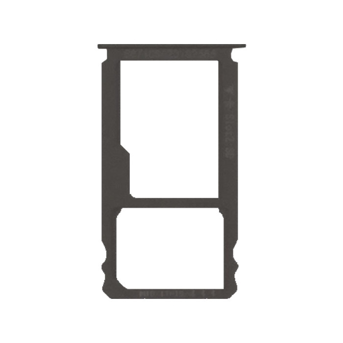 Υποδοχή Κάρτας Single SIM και SD (SIM Tray) για Huawei Mate S - Χρώμα: Μαύρο