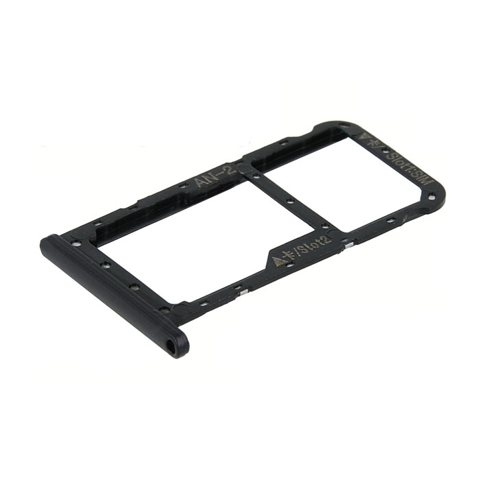 Υποδοχή Κάρτας Dual SIM και SD (SIM Tray) για Huawei P20 Lite - Χρώμα: Μαύρο