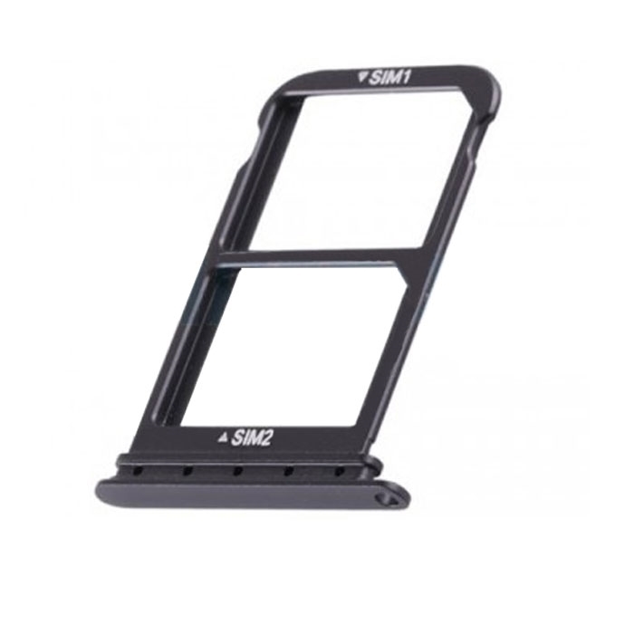 Υποδοχή Κάρτας Dual SIM (SIM Tray) για Huawei P20 Pro - Χρώμα: Μαύρο