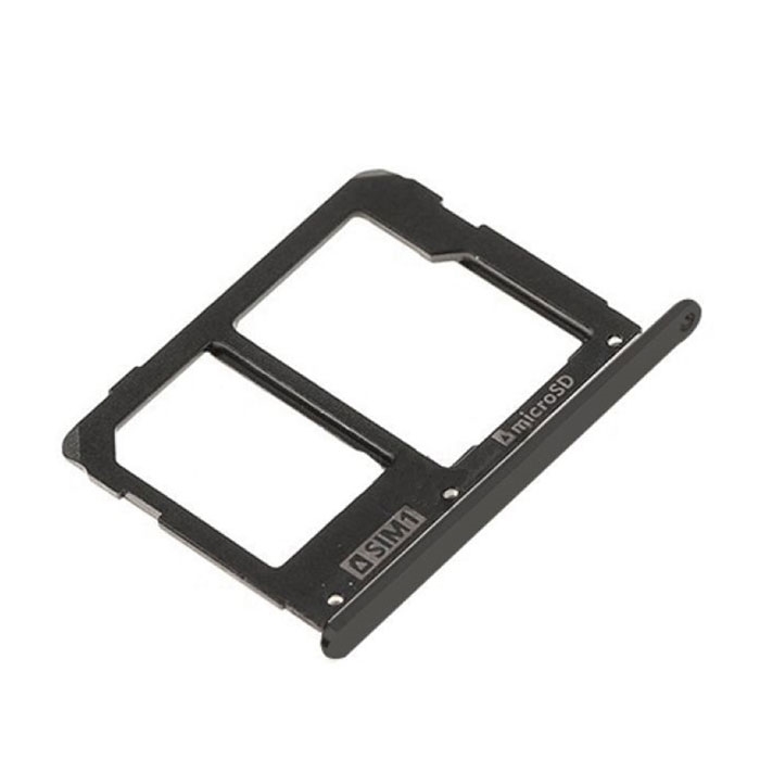 Υποδοχή Κάρτας Single SIM Και SD (SIM Tray) για Samsung Galaxy A9 Pro 2016 A910F - Χρώμα: Μαύρο