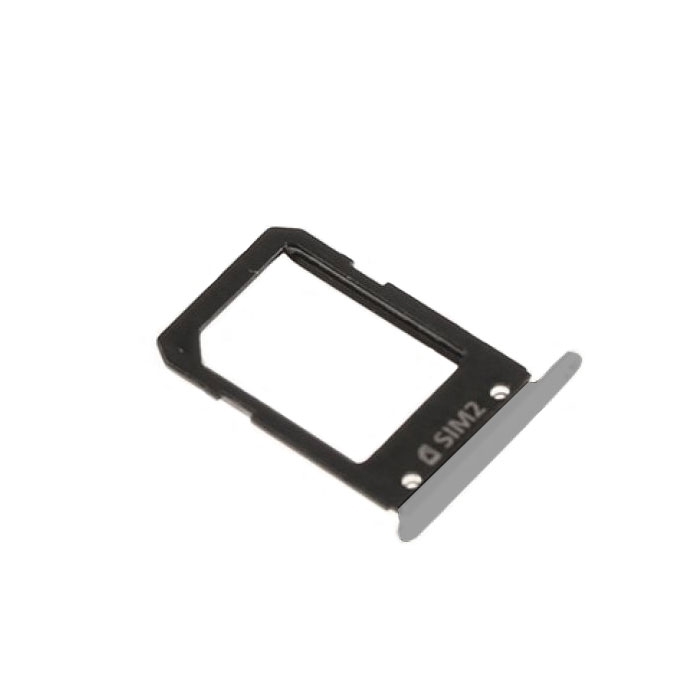 Υποδοχή Κάρτας Dual SIM (SIM Tray) SIM για Samsung Galaxy A9 Pro 2016 A910F - Χρώμα: Ασημί