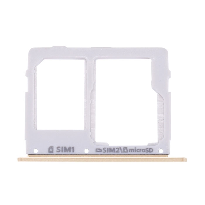 Υποδοχή Κάρτας Dual SIM και SD (SIM Tray) για Samsung Galaxy C5 C5000 / Galaxy C7 C7000 - Χρώμα: Χρυσό