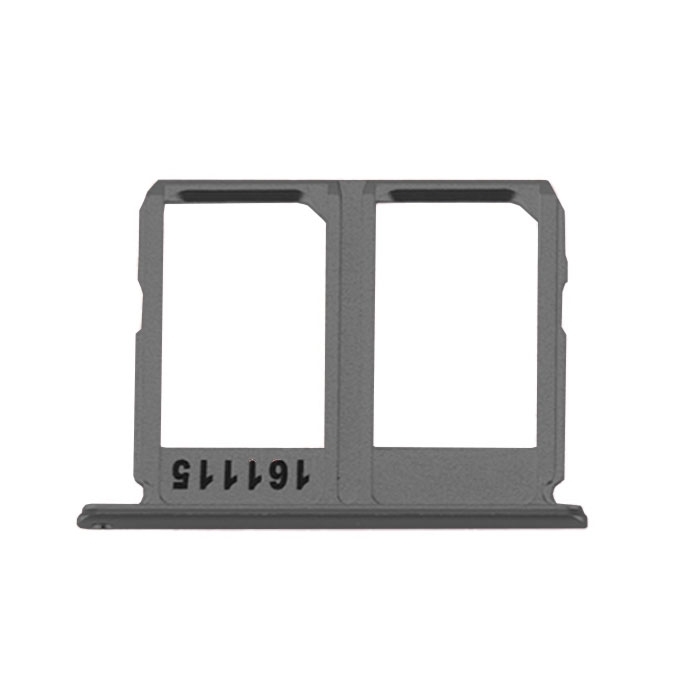 Υποδοχή Κάρτας Dual SIM (SIM Tray) για Samsung Galaxy C9 C9000 / C9 Pro - Χρώμα: Μαύρο