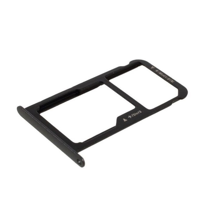 Υποδοχή Κάρτας Dual SIM και SD (SIM Tray) για Huawei P9 - Χρώμα: Μαύρο