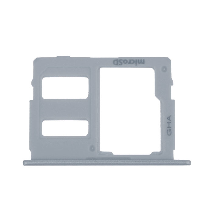 Υποδοχή Κάρτας Single SIM and SD για Samsung Galaxy J3 2017 J330F / J5 2017 J530F / J7 2017 J730F - Χρώμα: Γκρι