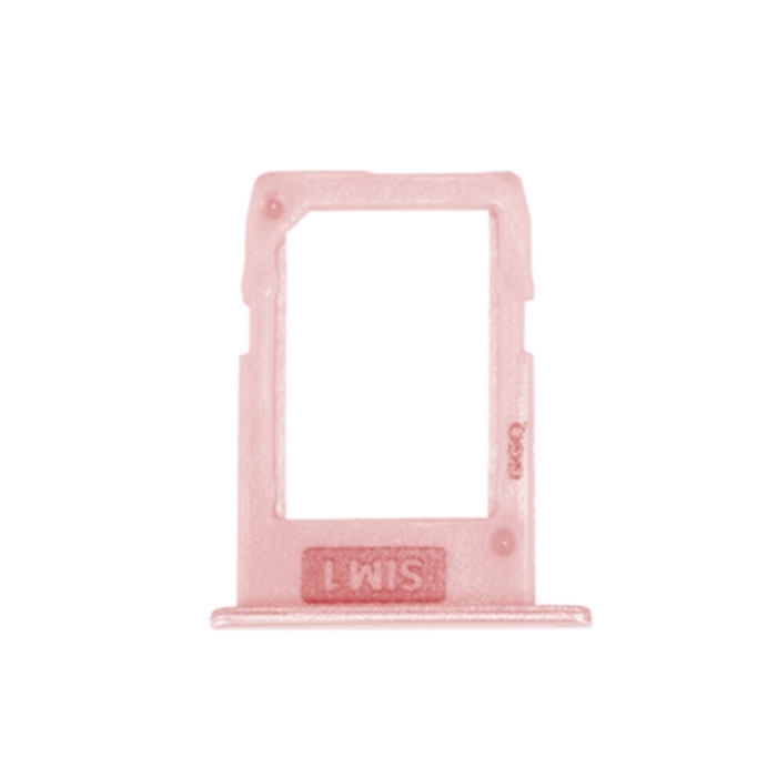Υποδοχή Κάρτας Single SIM (SIM Tray) για Samsung Galaxy J3 2017 J330F / J5 2017 J530F / J7 2017 J730F - Χρώμα: Ροζ
