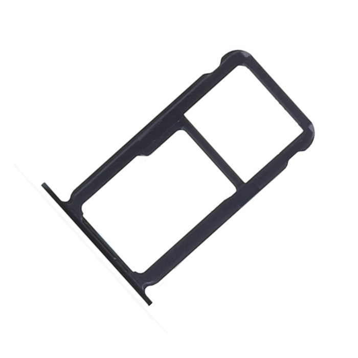 Υποδοχή Κάρτας Dual SIM και SD (SIM Tray) για Huawei P8 Lite 2017/P9 Lite 2017/Honor 8 Lite - Χρώμα: Μαύρο