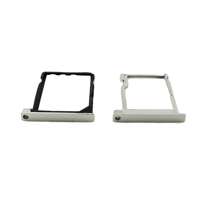 Υποδοχή Κάρτας Single SIM (SIM Tray) για Huawei Ascend P6 - Χρώμα: Άσημι