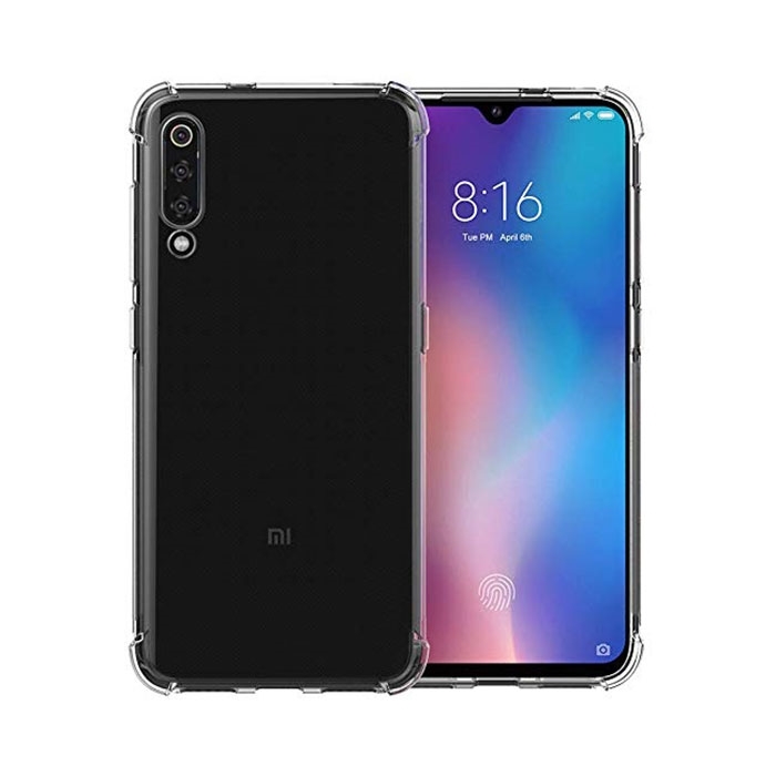 Θήκη Πλάτης Σιλικόνης Anti Shock 0.5mm για Xiaomi Mi 9 - Χρώμα: Διάφανο