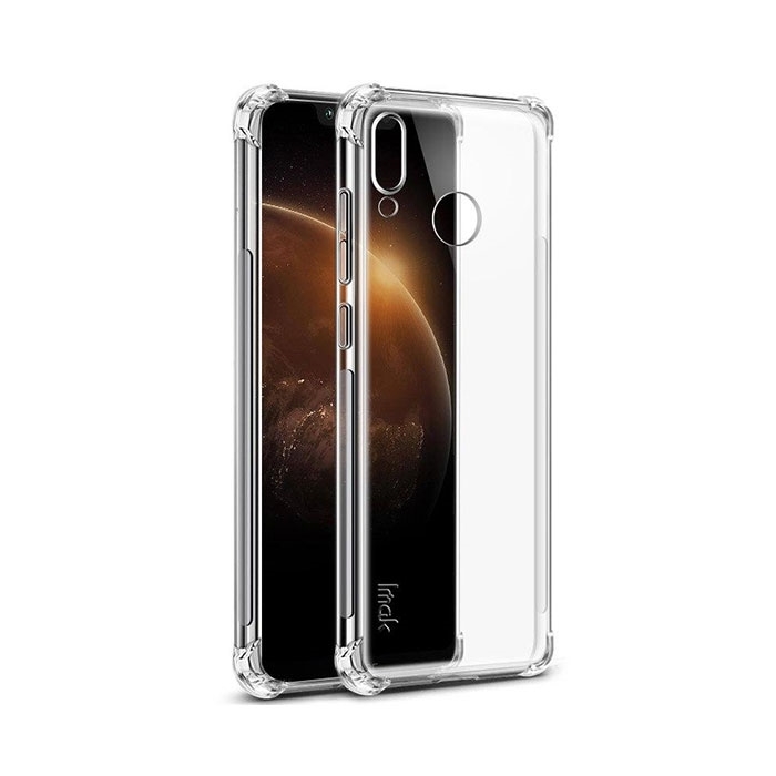 Θήκη Πλάτης Σιλικόνης Anti Shock 0.5mm για Huawei Honor Play - Χρώμα: Διάφανο