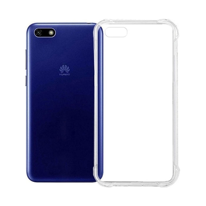 Θήκη Πλάτης Σιλικόνης Anti Shock 0.5mm για Huawei Honor 7S/ P Smart - Χρώμα: Διάφανο