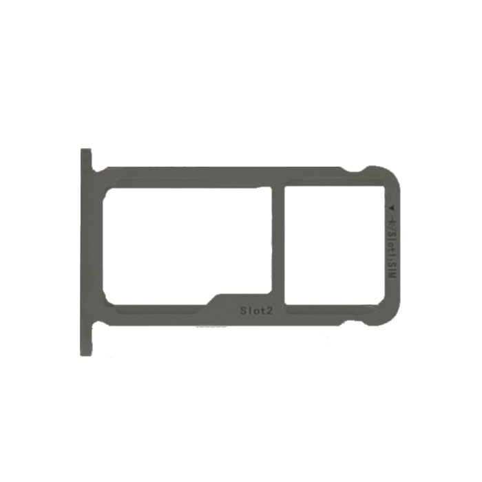 Υποδοχή Κάρτας Dual SIM και SD (SIM Tray) για Huawei Honor 6X/Mate 9 Lite - Χρώμα: Μαύρο