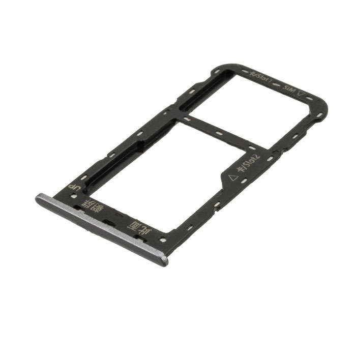 Υποδοχή Κάρτας Dual SIM και SD (SIM Tray) για Huawei Honor 6A - Χρώμα: Μαύρο