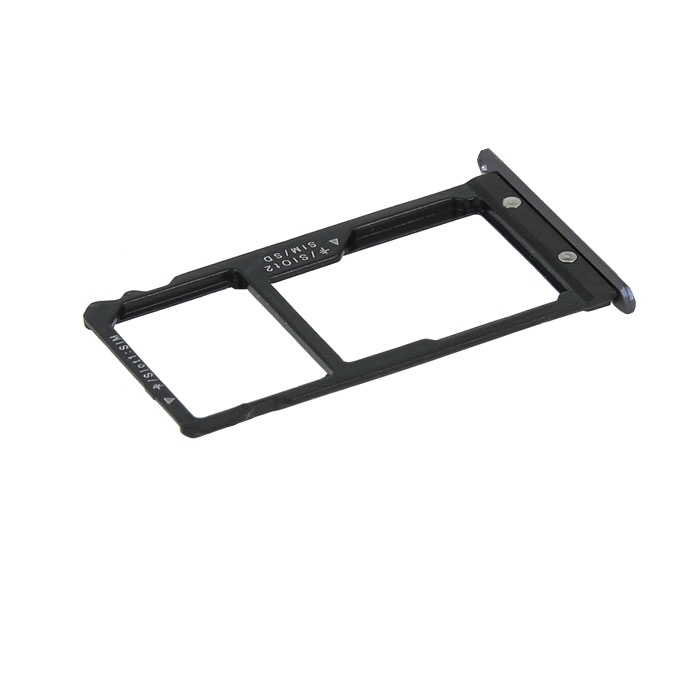 Υποδοχή Κάρτας Dual SIM και SD (SIM Tray) για Huawei Ascend G8/GX8 - Χρώμα: Μαύρο